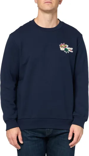 Lacoste Men's Badge Organic Cotton Sweatshirt