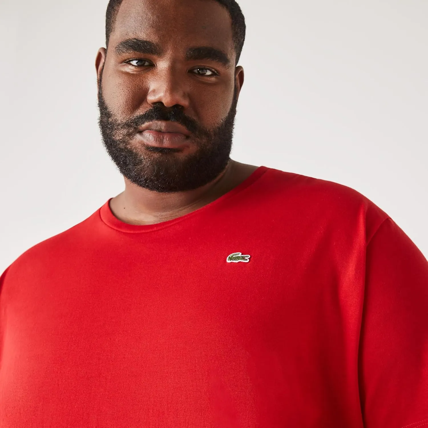Lacoste Men's Big Fit Crew Neck Cotton Jersey T-Shirt