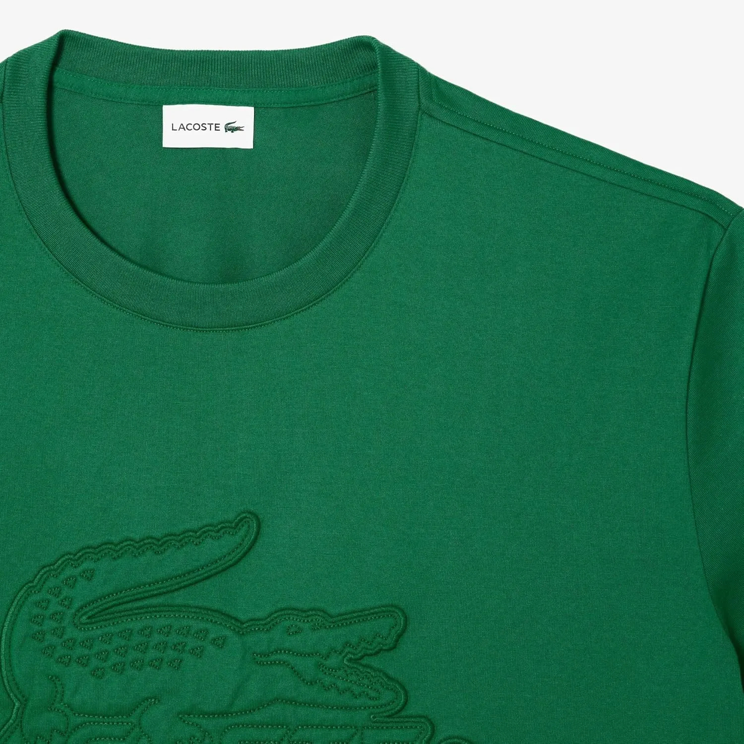 Lacoste Men's Big Fit Quilted Croc T-Shirt