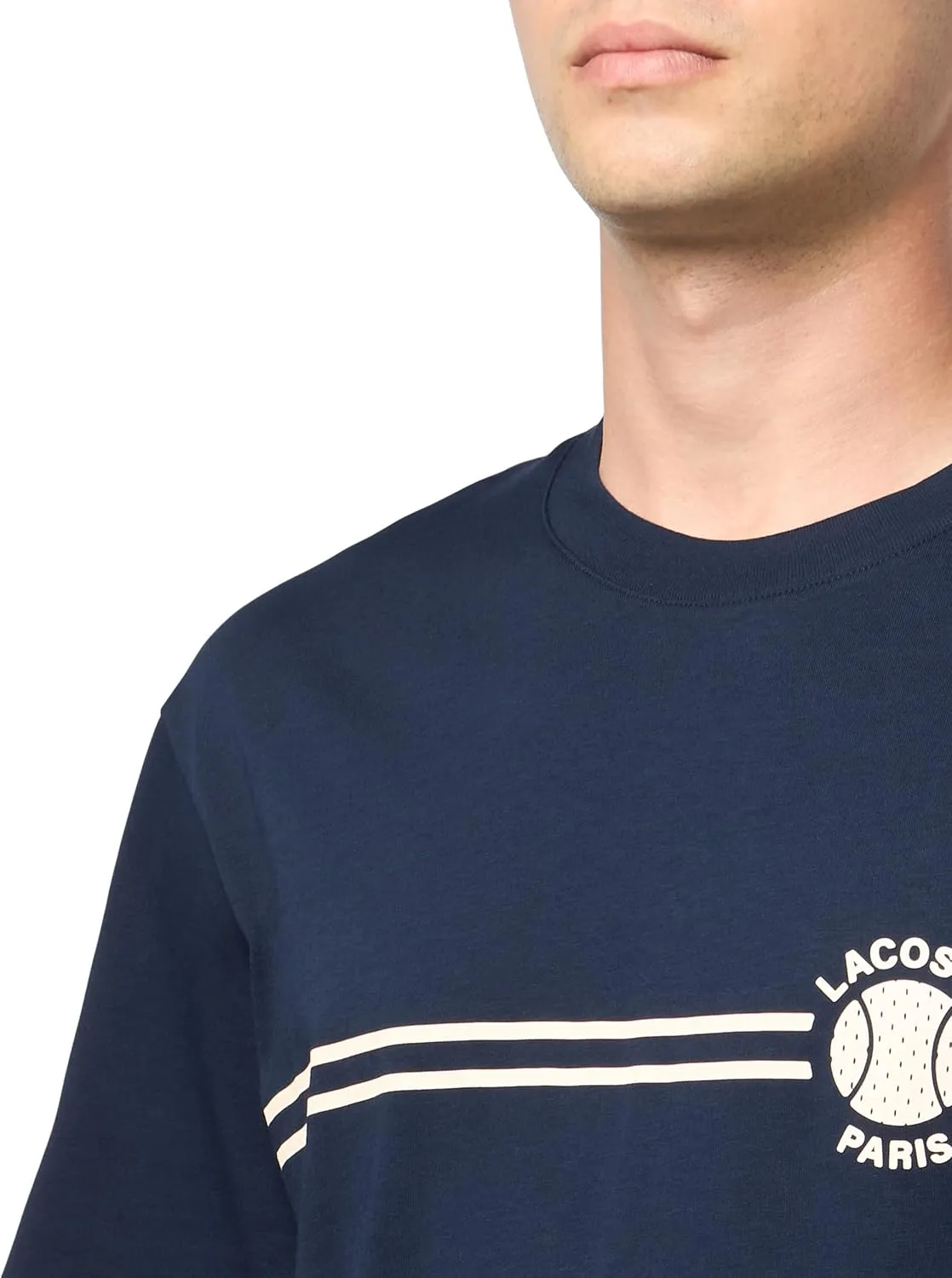 Lacoste Men's Classic Fit Paris Graphic T-Shirt