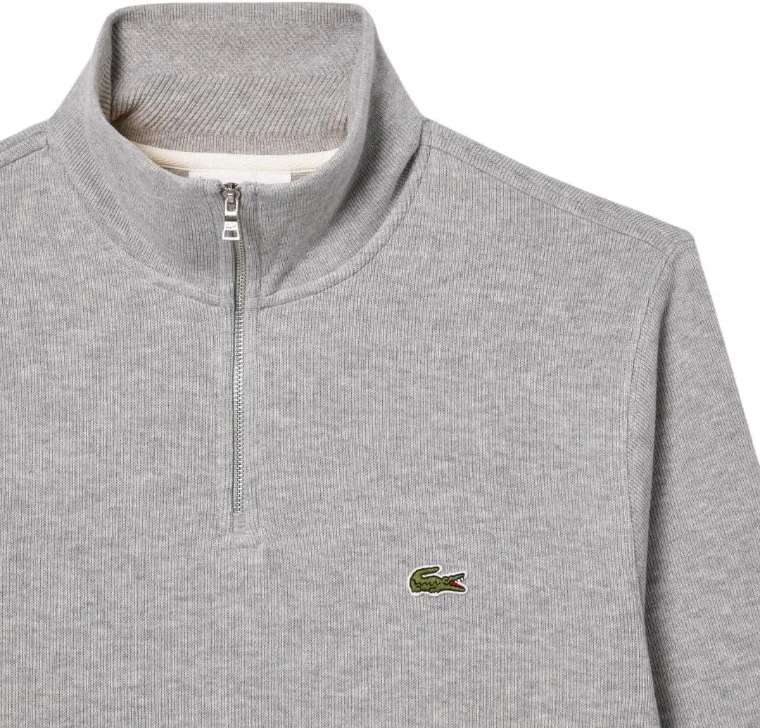 Lacoste Men's Half Zip Cotton Sweatshirt