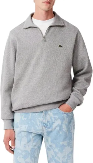 Lacoste Men's Half Zip Cotton Sweatshirt