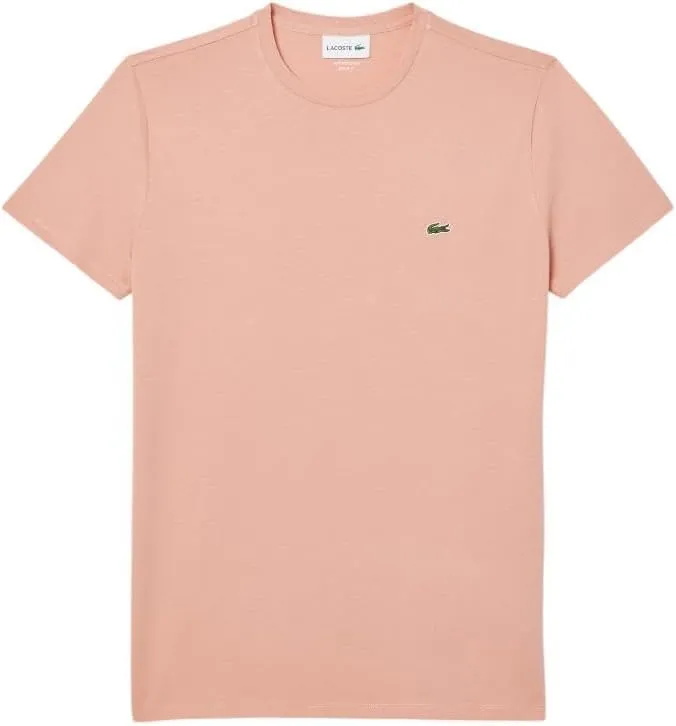 Lacoste Men's Monochrome Cotton Pima Jersey Crew Neck T-Shirt