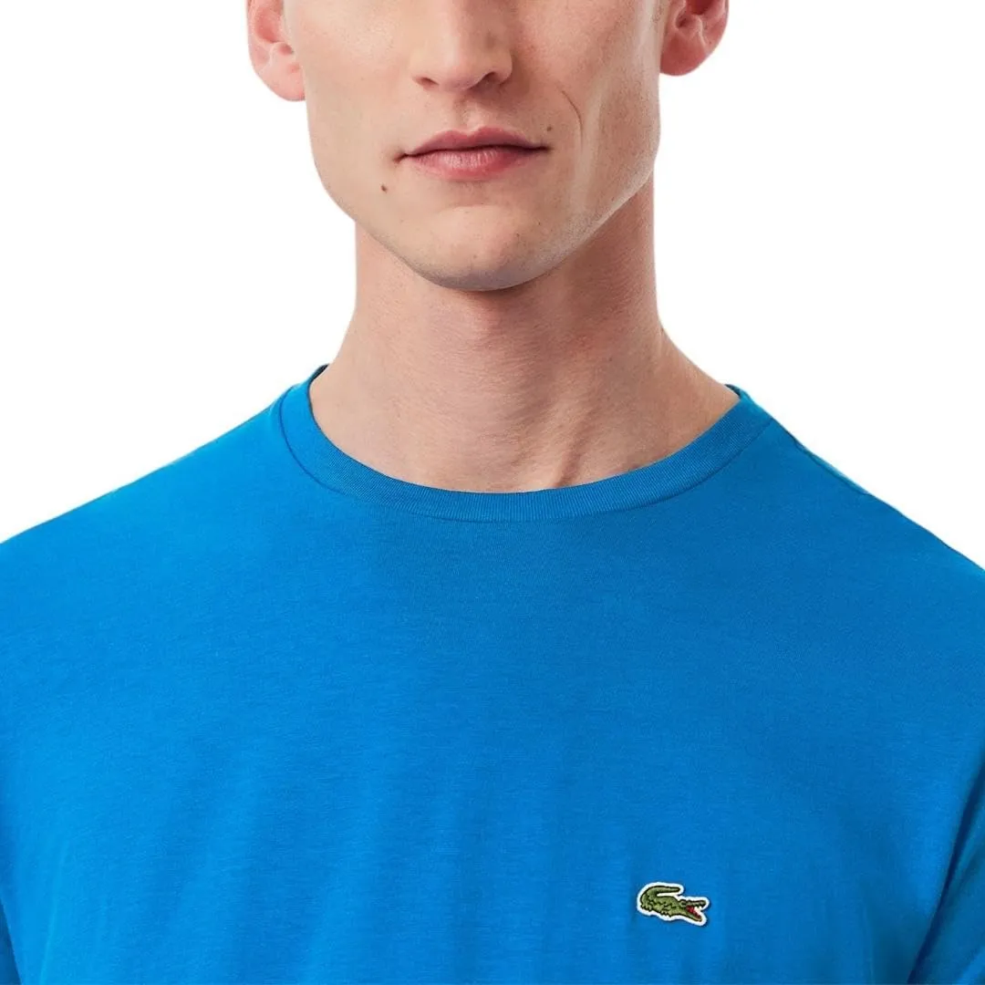 Lacoste Men's Monochrome Cotton Pima Jersey Crew Neck T-Shirt