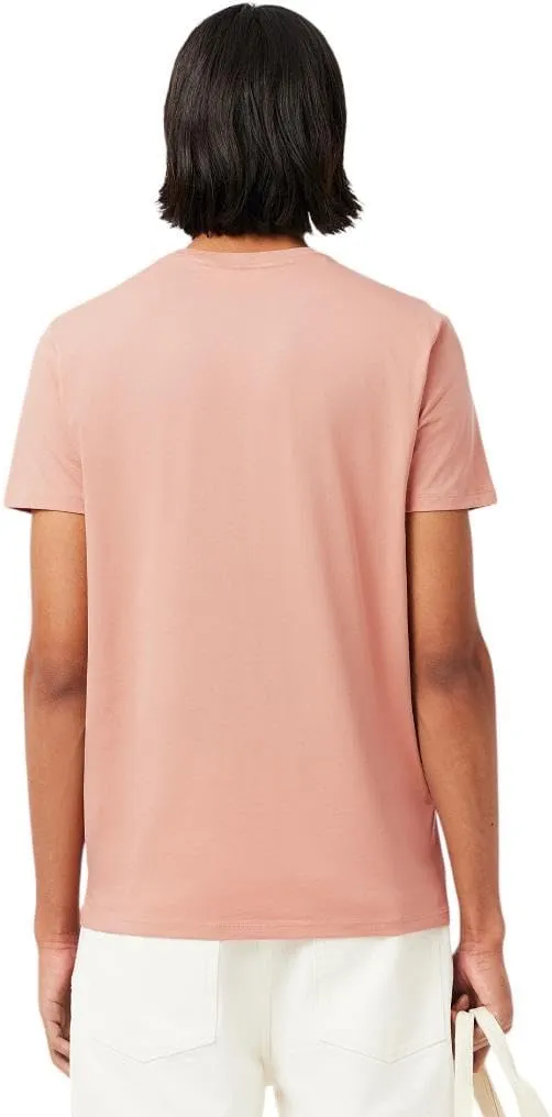 Lacoste Men's Monochrome Cotton Pima Jersey Crew Neck T-Shirt