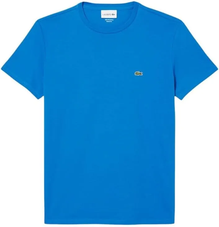 Lacoste Men's Monochrome Cotton Pima Jersey Crew Neck T-Shirt
