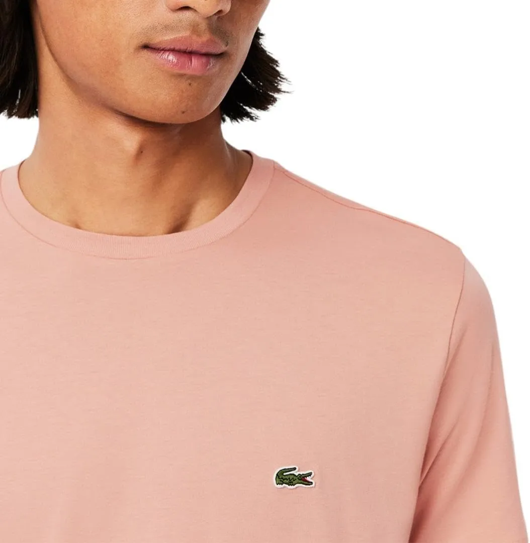 Lacoste Men's Monochrome Cotton Pima Jersey Crew Neck T-Shirt