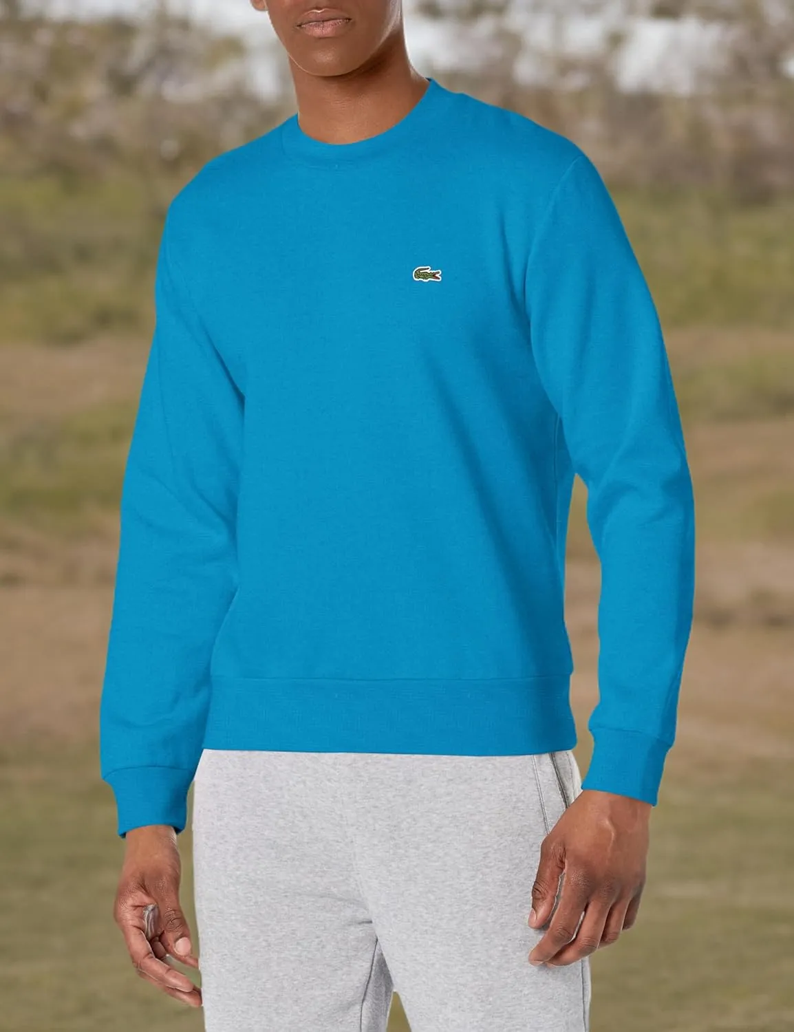 Lacoste Men's Organic Brushed Cotton Sweatshirt