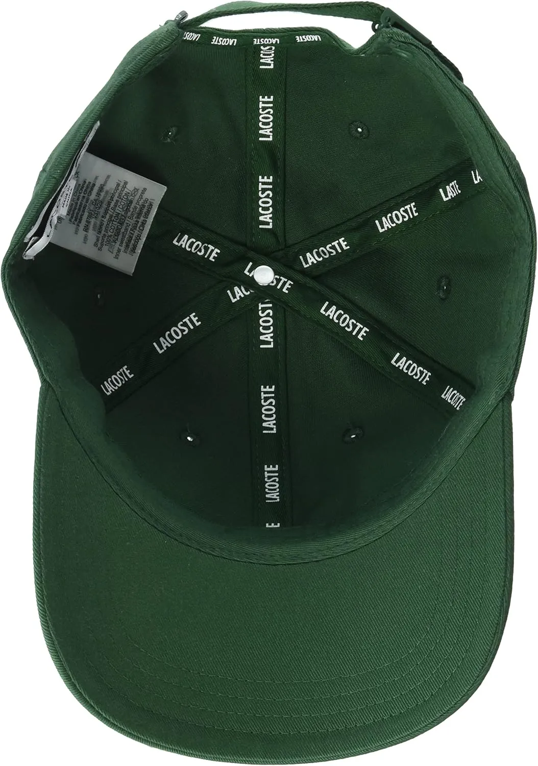 Lacoste Men's Organic Cotton Twill Cap