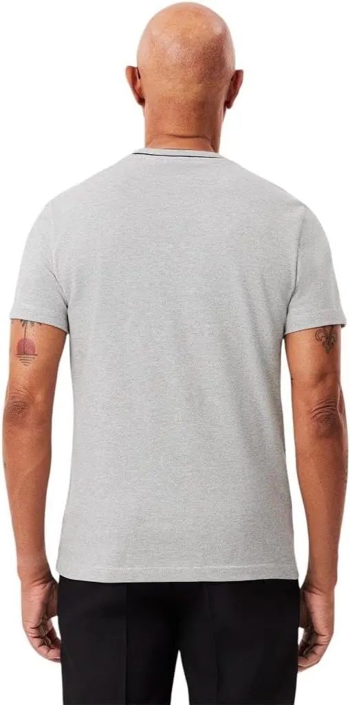 Lacoste Men's Piqué Stripe Collar T-Shirt