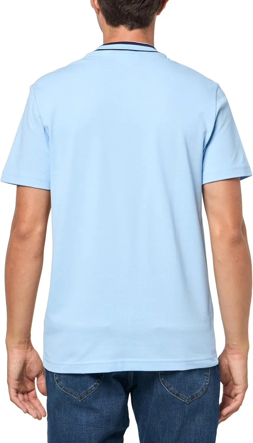 Lacoste Men's Piqué Stripe Collar T-Shirt