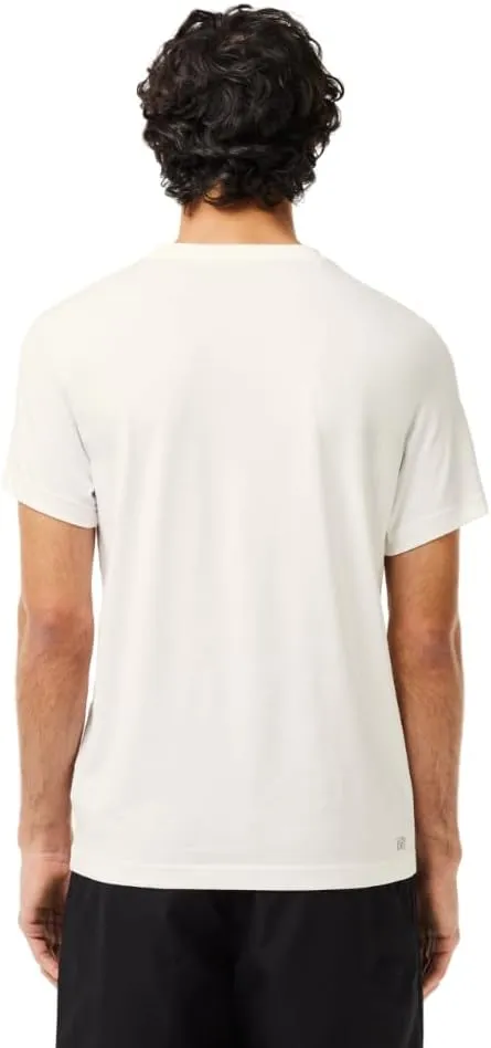 Lacoste Men's Short Sleeve Regular Fit Sports Performance Graphic Tee Shirt