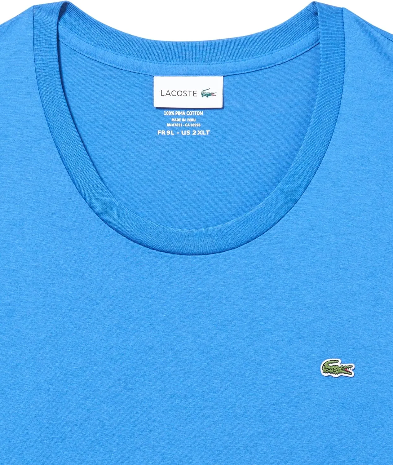 Lacoste Men's Tall Fit Pima Cotton Jersey T-Shirt