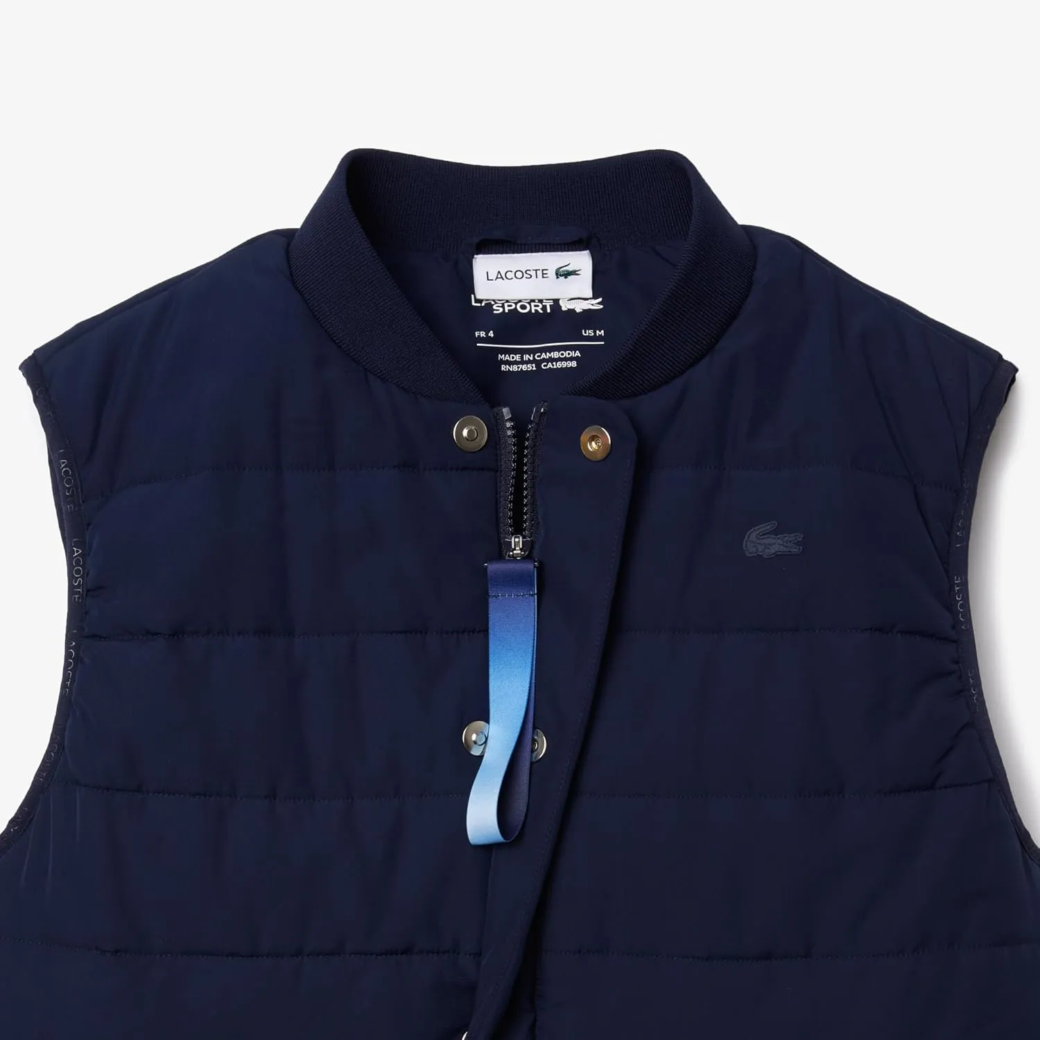 Lacoste Mens Unisex Sport X Théo Curin Vest Jacket