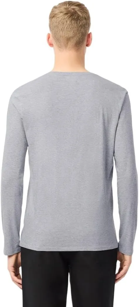Lacoste Men's V Neck Lightweight Pima Cotton Jersey T-Shirt