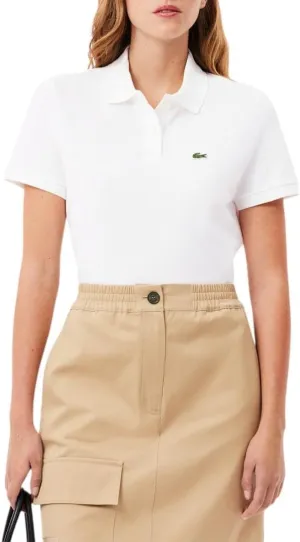 Lacoste Women's Core Short Sleeve Regular Fit Petit Pique Polo