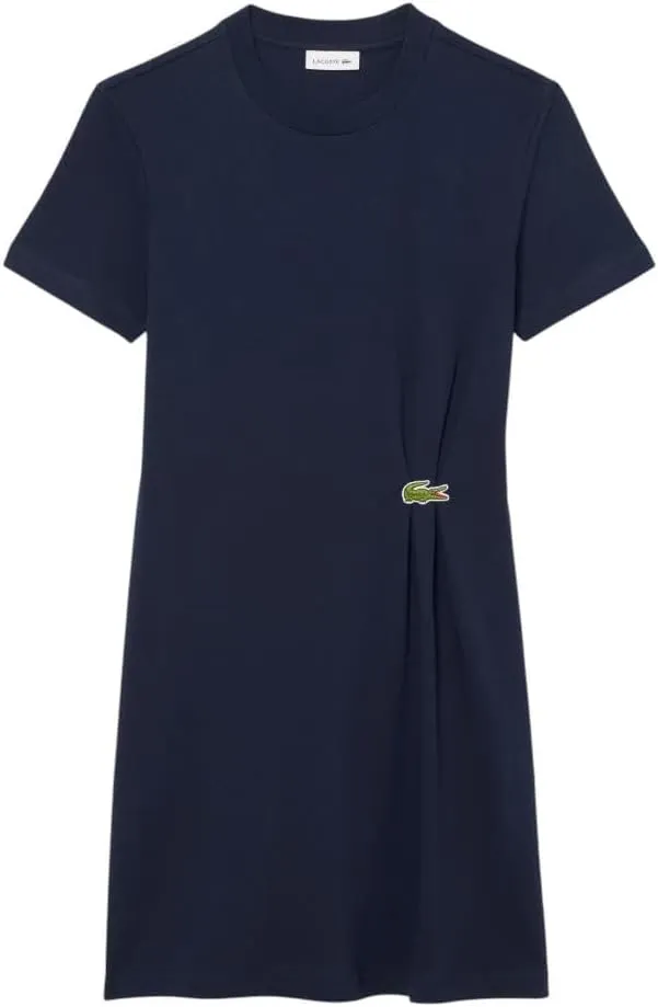 Lacoste womens Draped T-shirt Dress