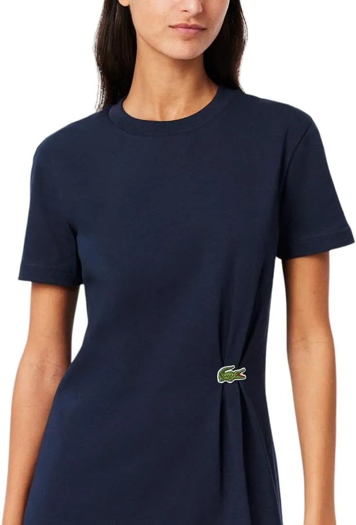 Lacoste womens Draped T-shirt Dress