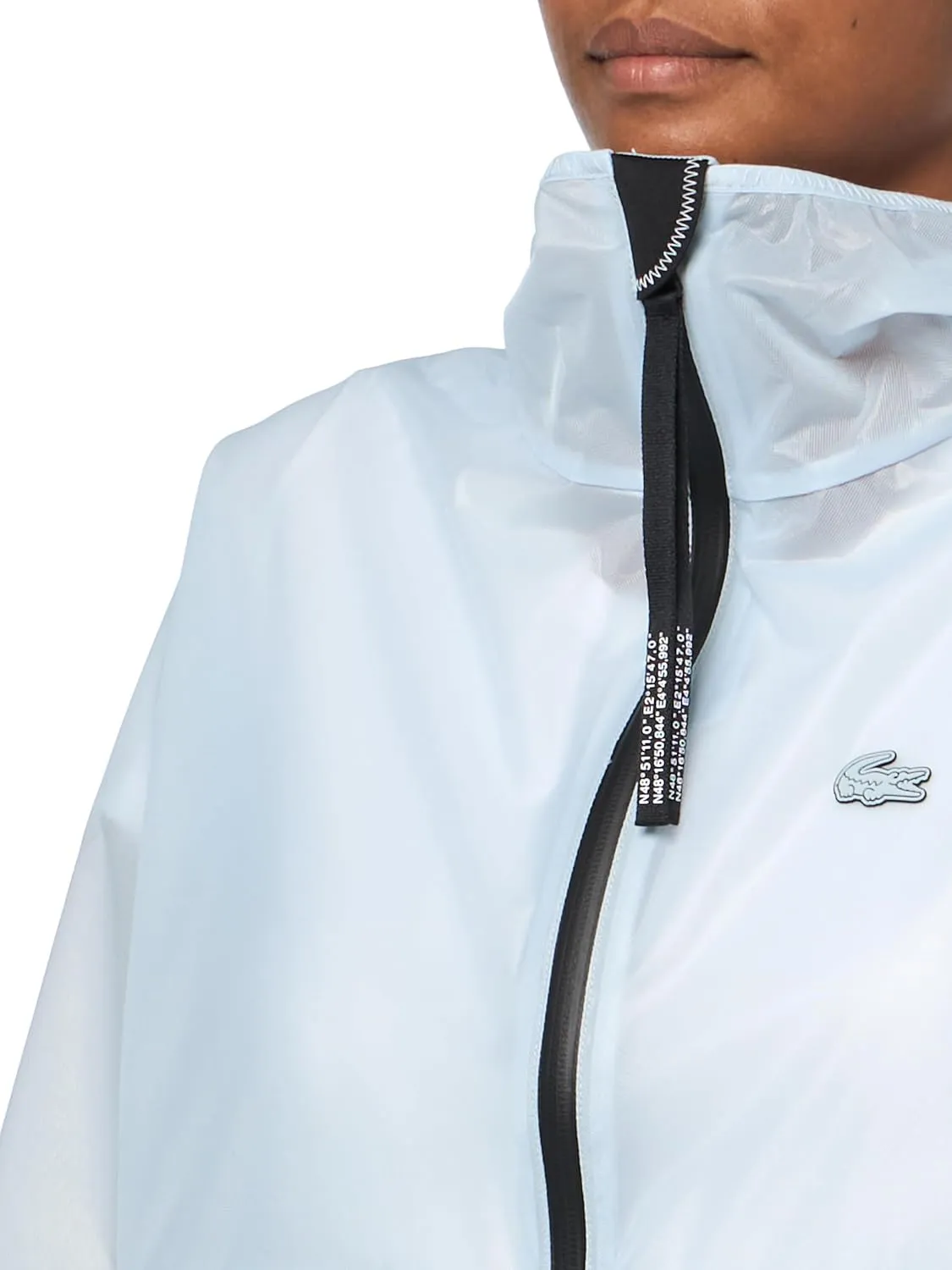 Lacoste Women's Transparent Windbreaker