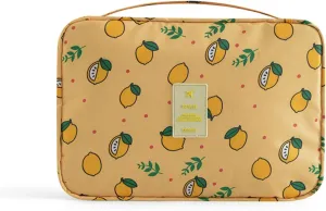 L&FY Hanging Toiletry Bags, Travel Makeup Toiletries Bag Organizer For Women & Men Dopp Kits Pouch For Travel Accessories, Essentials (Yellow, L)