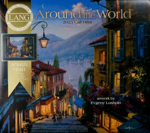 Lang Around the World 2025 Special Edition Full-Size Wall Calendar   Bonus Print