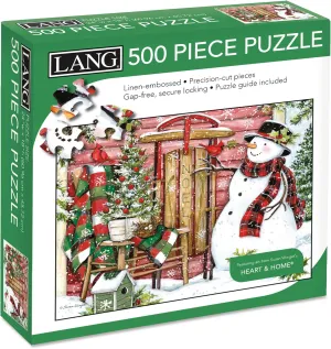 LANG Snowman & Sled Puzzles - 500 Pc (5039197)