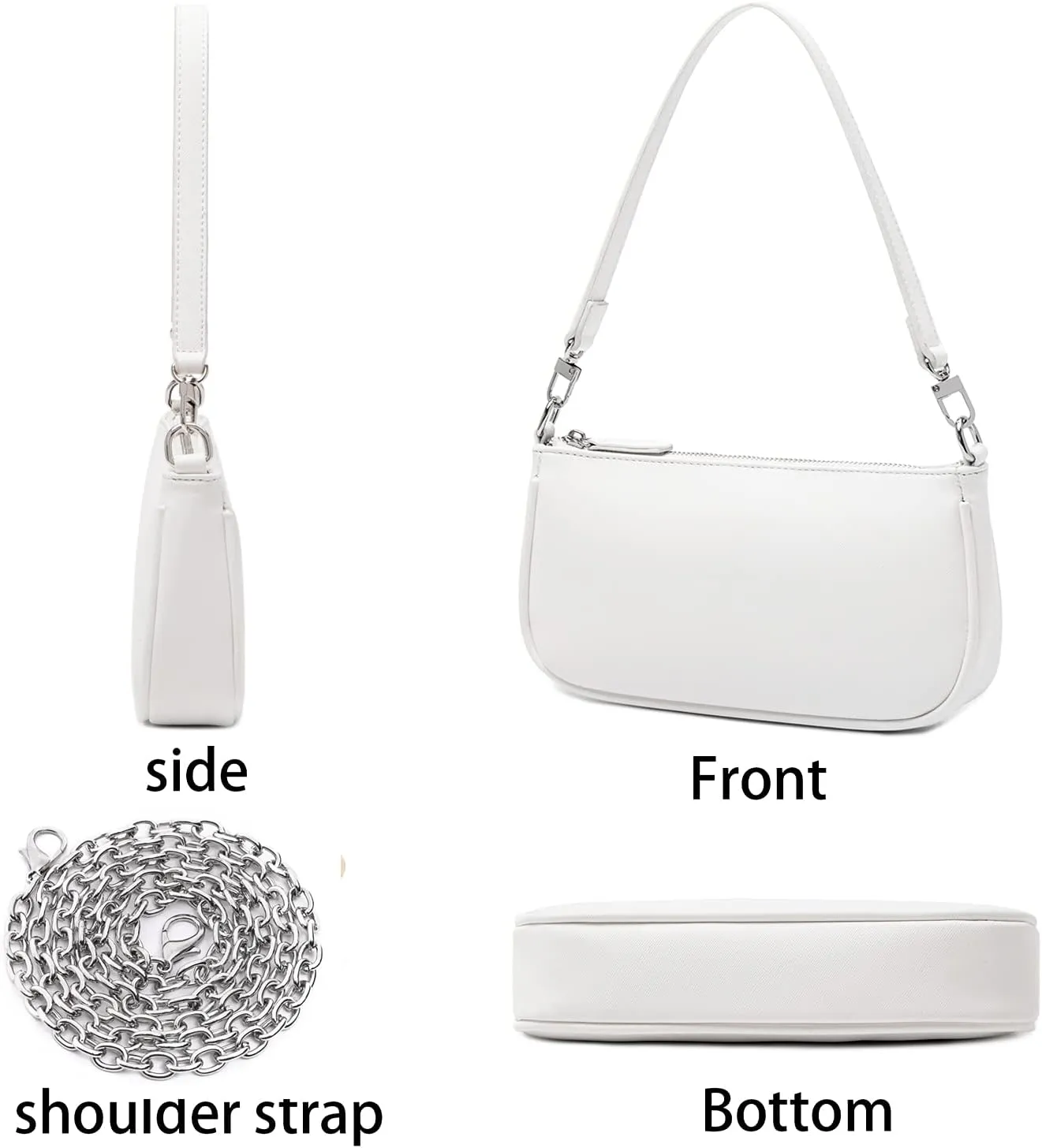 lapsting Women Small Shoulder Bag Mini Purse Womens Crossbody Clutch Purses 90s Y2k Bags