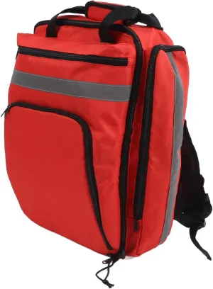Large Capacity First Aid Backpack for Outdoor Adjustable Portable Bag
