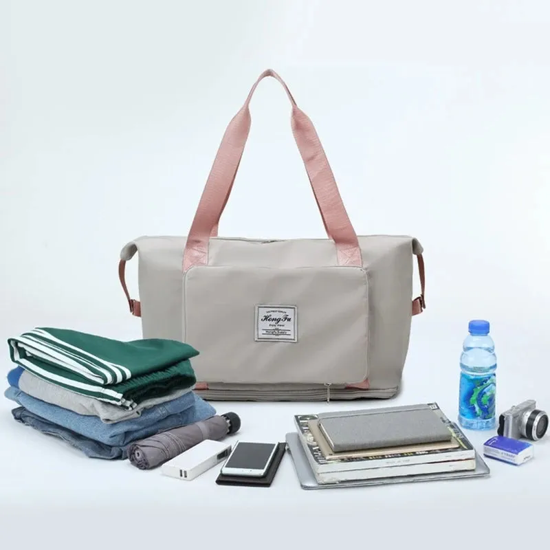 Large Capacity Foldable Travel Bag for Women