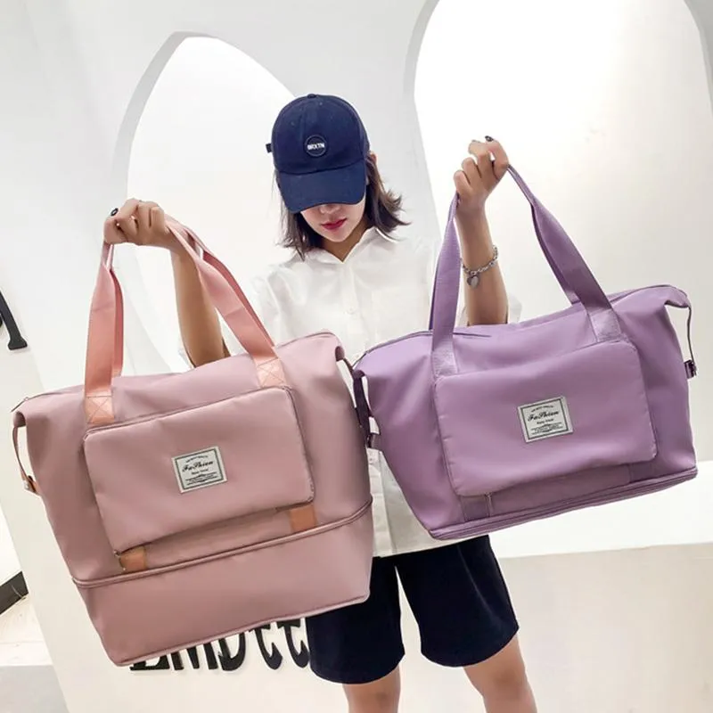 Large Capacity Foldable Travel Bag for Women