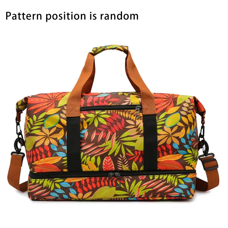 Large-Capacity Travel Bag for Men & Women – Dry-Wet Separation, Ideal for Sports, Fitness, and Short-Distance Travel