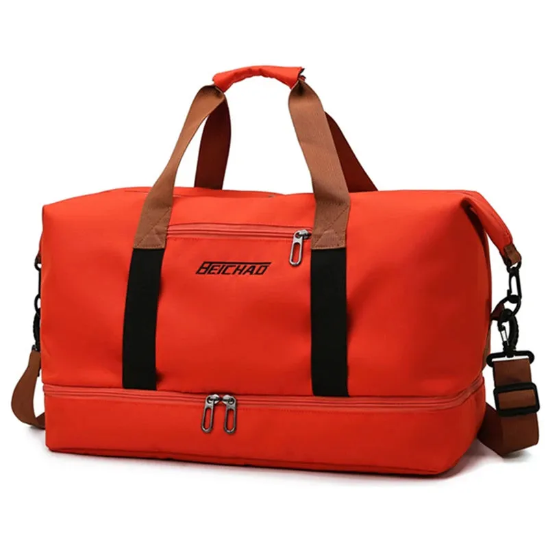 Large-Capacity Travel Bag for Men & Women – Dry-Wet Separation, Ideal for Sports, Fitness, and Short-Distance Travel
