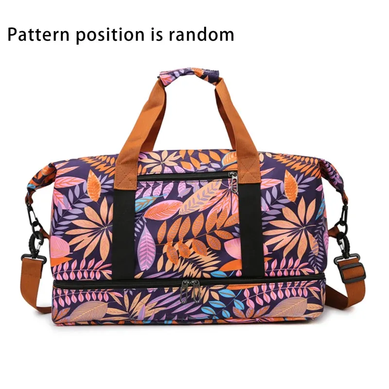 Large-Capacity Travel Bag for Men & Women – Dry-Wet Separation, Ideal for Sports, Fitness, and Short-Distance Travel