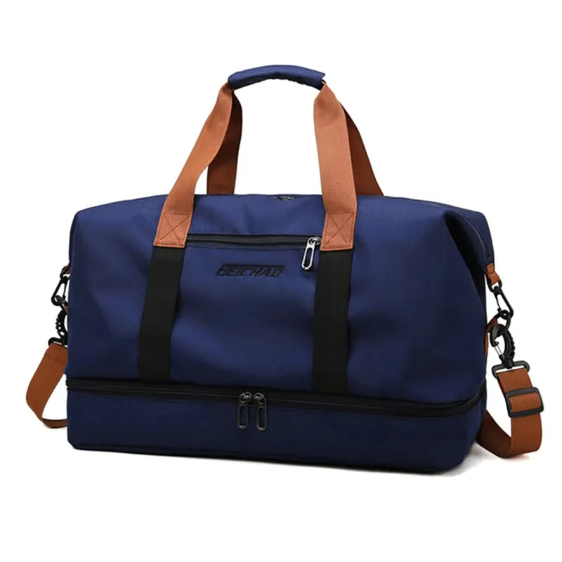 Large-Capacity Travel Bag for Men & Women – Dry-Wet Separation, Ideal for Sports, Fitness, and Short-Distance Travel