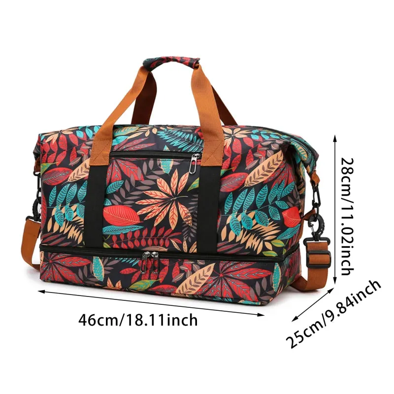 Large-Capacity Travel Bag for Men & Women – Dry-Wet Separation, Ideal for Sports, Fitness, and Short-Distance Travel