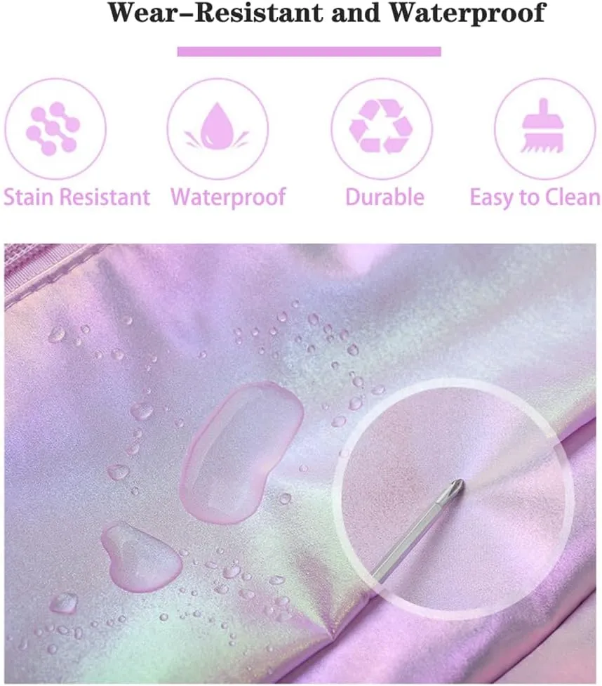 Large Travel Duffle - Dry/Wet Separation Tote, Lightweight Waterproof Gym Yoga Weekend Overnight Bag (Purple)