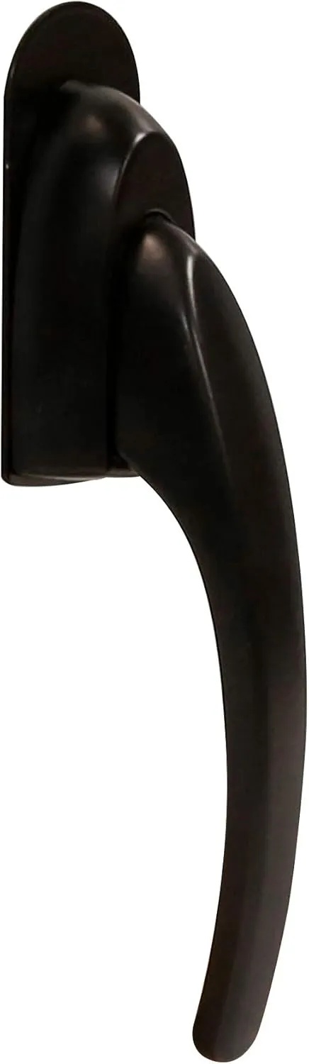 Larson Certified Black Storm Door Lift Lever Euro, Storm Door Handle Replacement for Metal, Wood, or Vinyl Doors