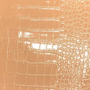 Le Embossed Croc Vara Wallpaper | Vegan Leather |  Cream