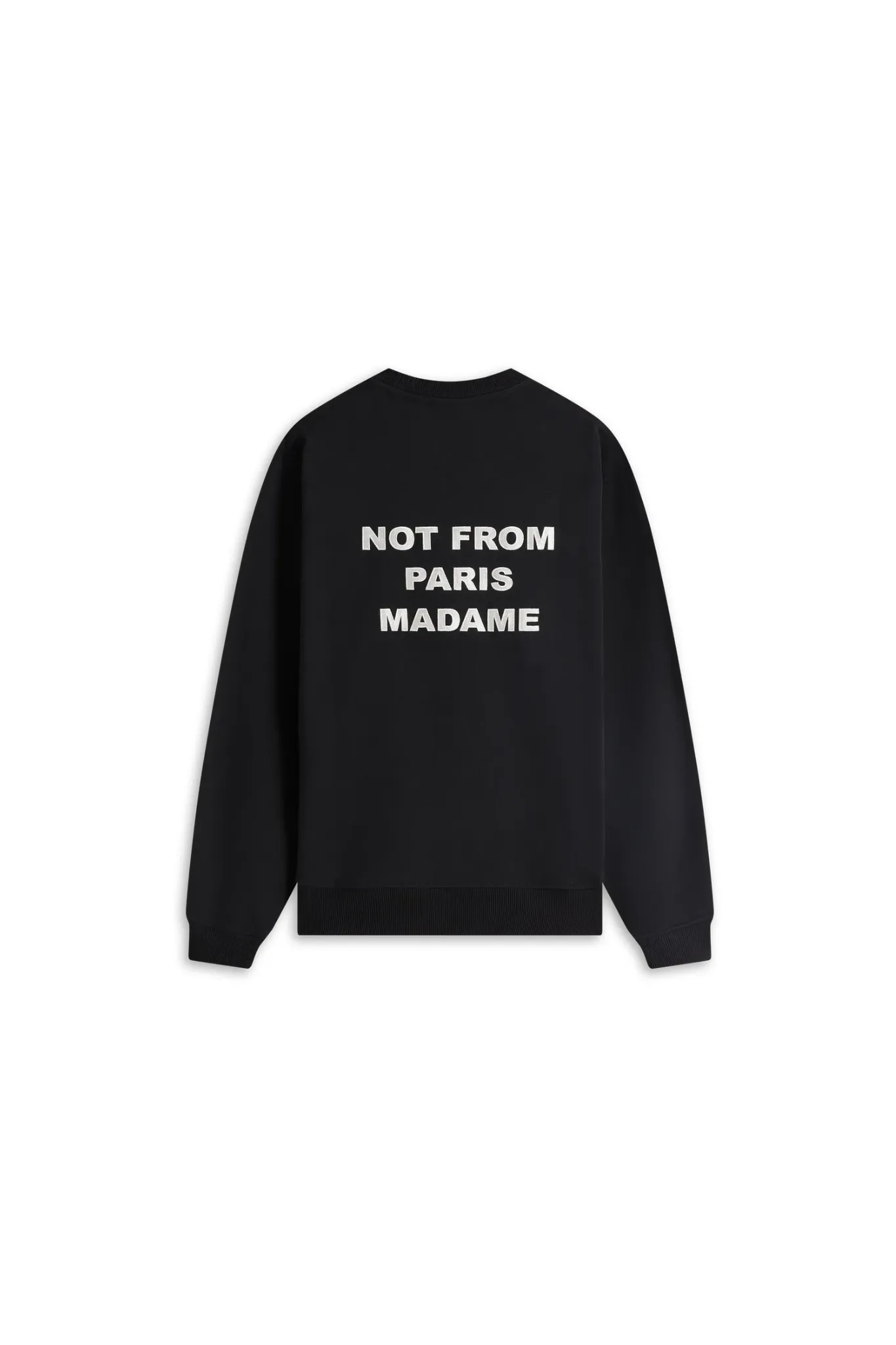 LE SWEATSHIRT SLOGAN CLASSIQUE - BLACK