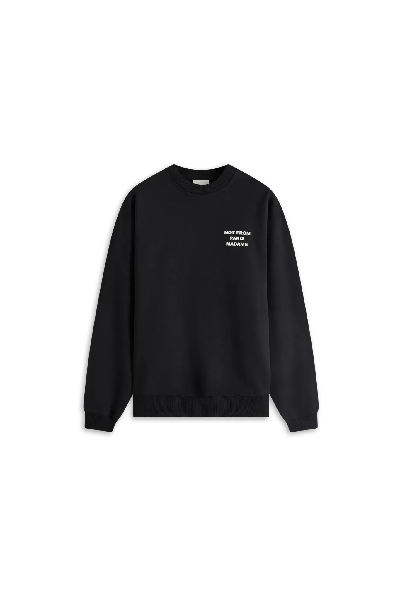 LE SWEATSHIRT SLOGAN CLASSIQUE - BLACK