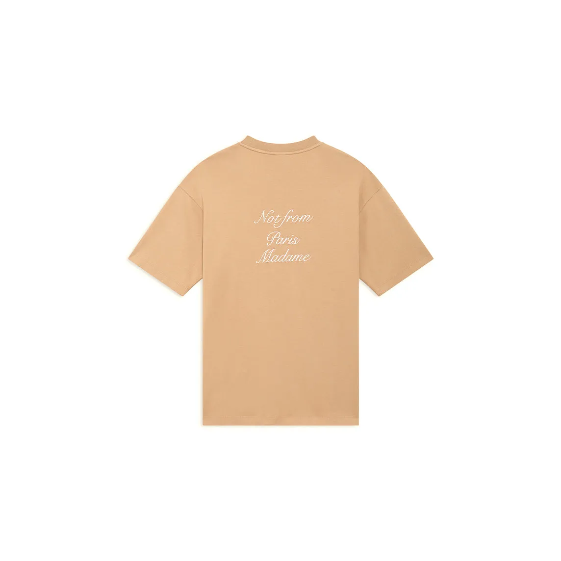 LE T-SHIRT SLOGAN CALLIGRAPHY - ICE BROWN