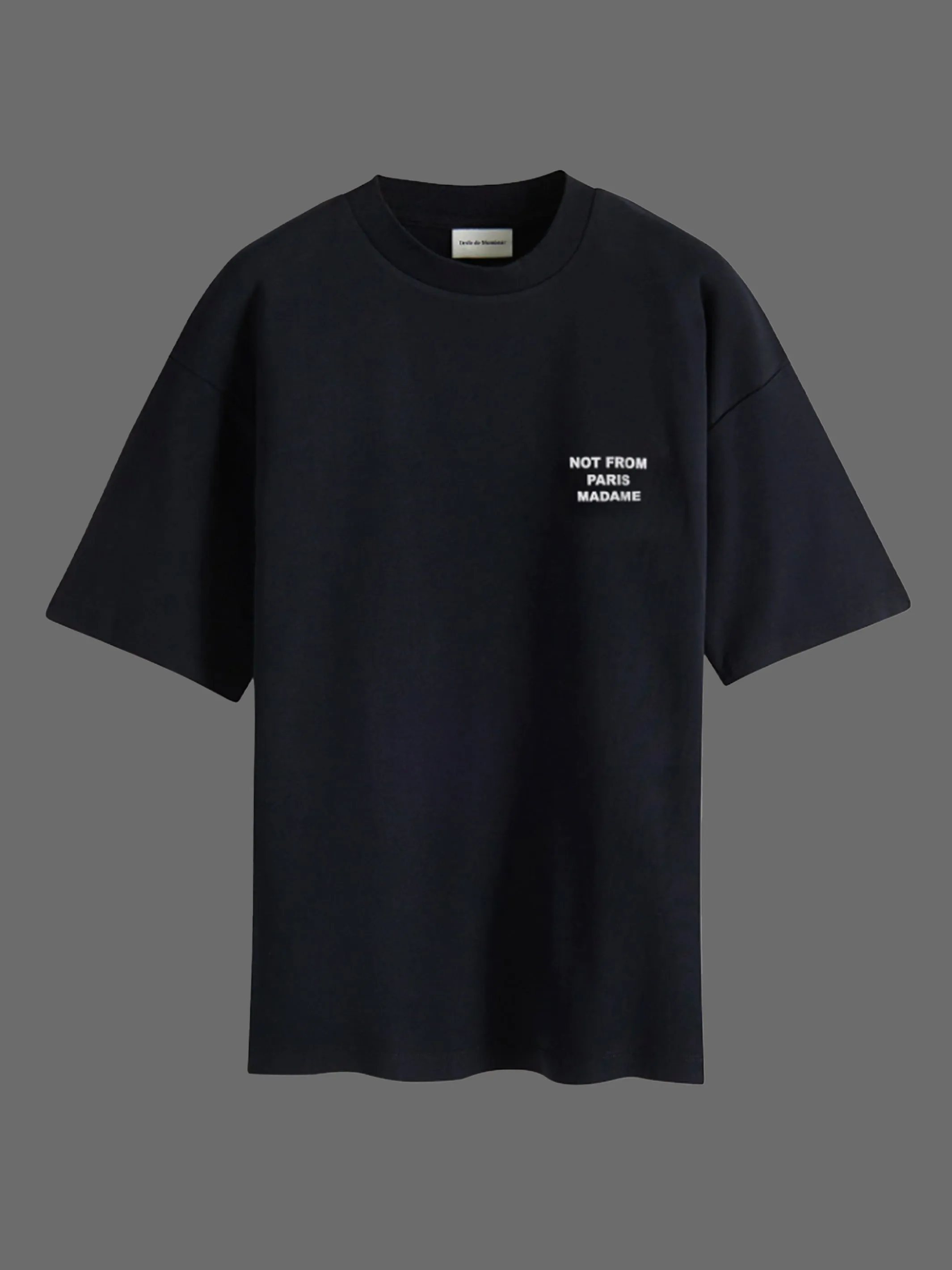 Le T-Shirt Slogan - Sort