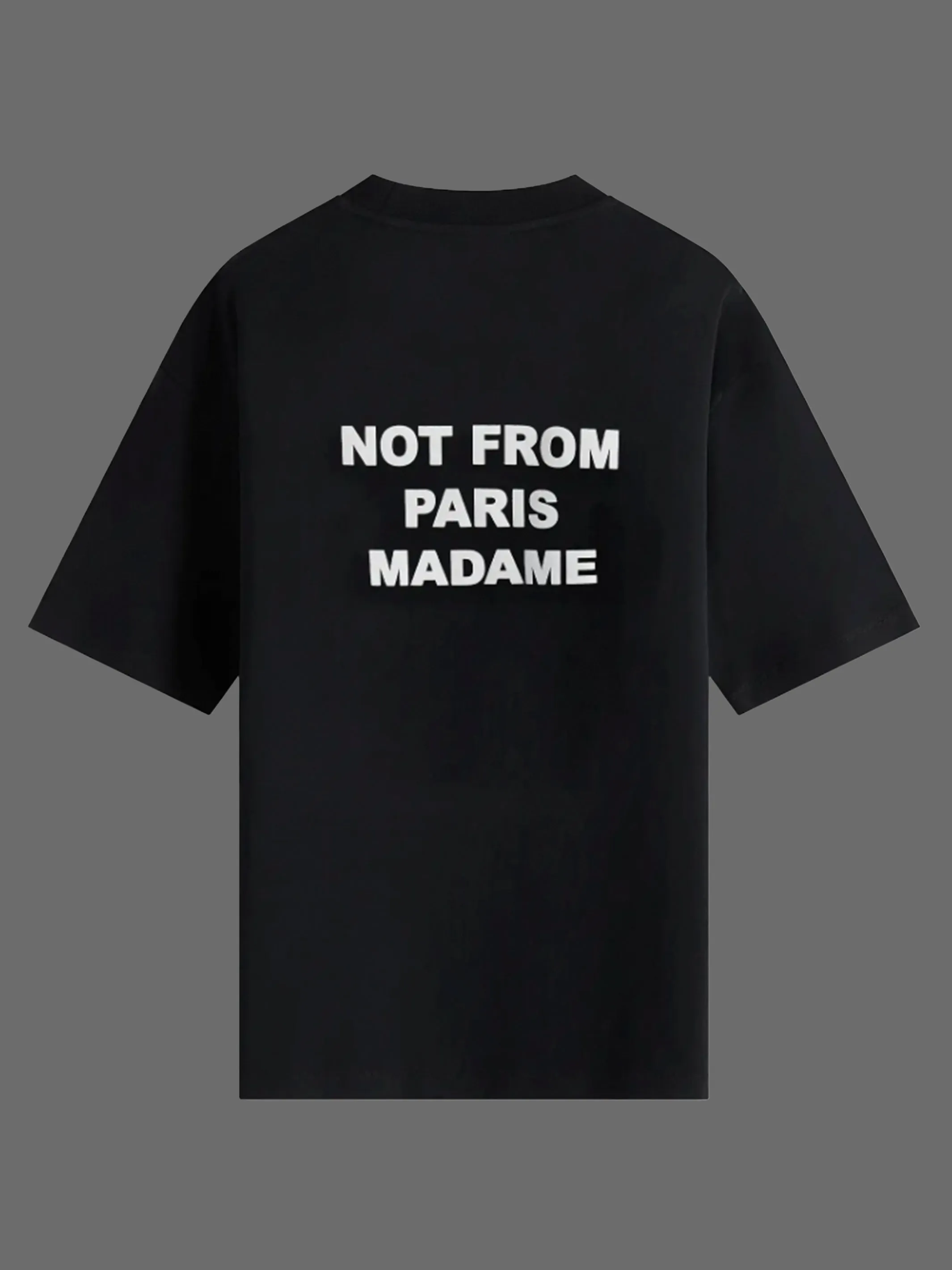 Le T-Shirt Slogan - Sort