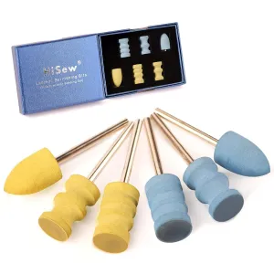 Leather Edge Burnishing Bits – Fine Precision Sanding Set (600 & 1000 Grits) for Soft Leather Edges, Compatible with Rotary Tools