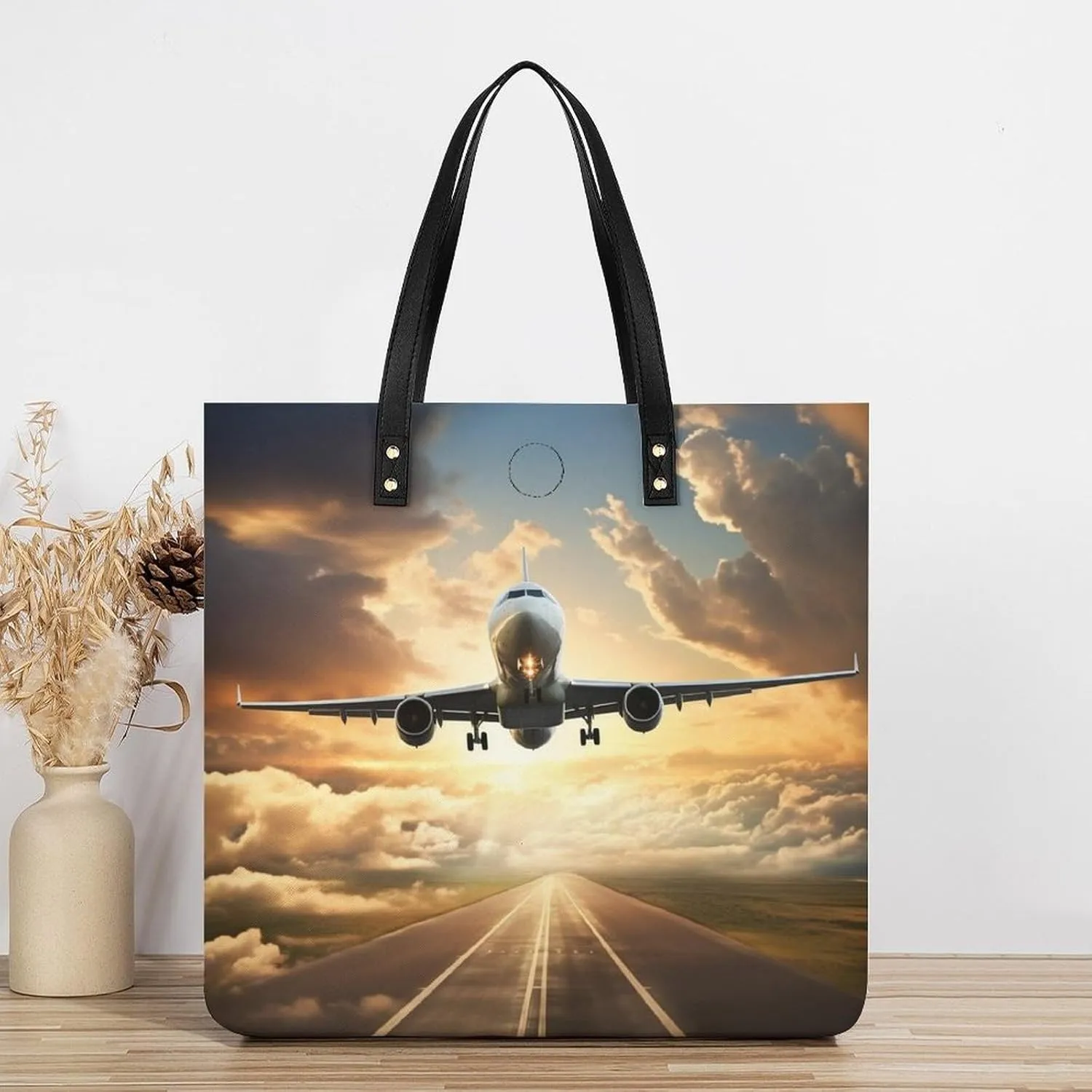 Leather Handbag for Women Tote Bag with Magnetic Buckle Tractor Farming Crossbody Bag Shoulder Bags