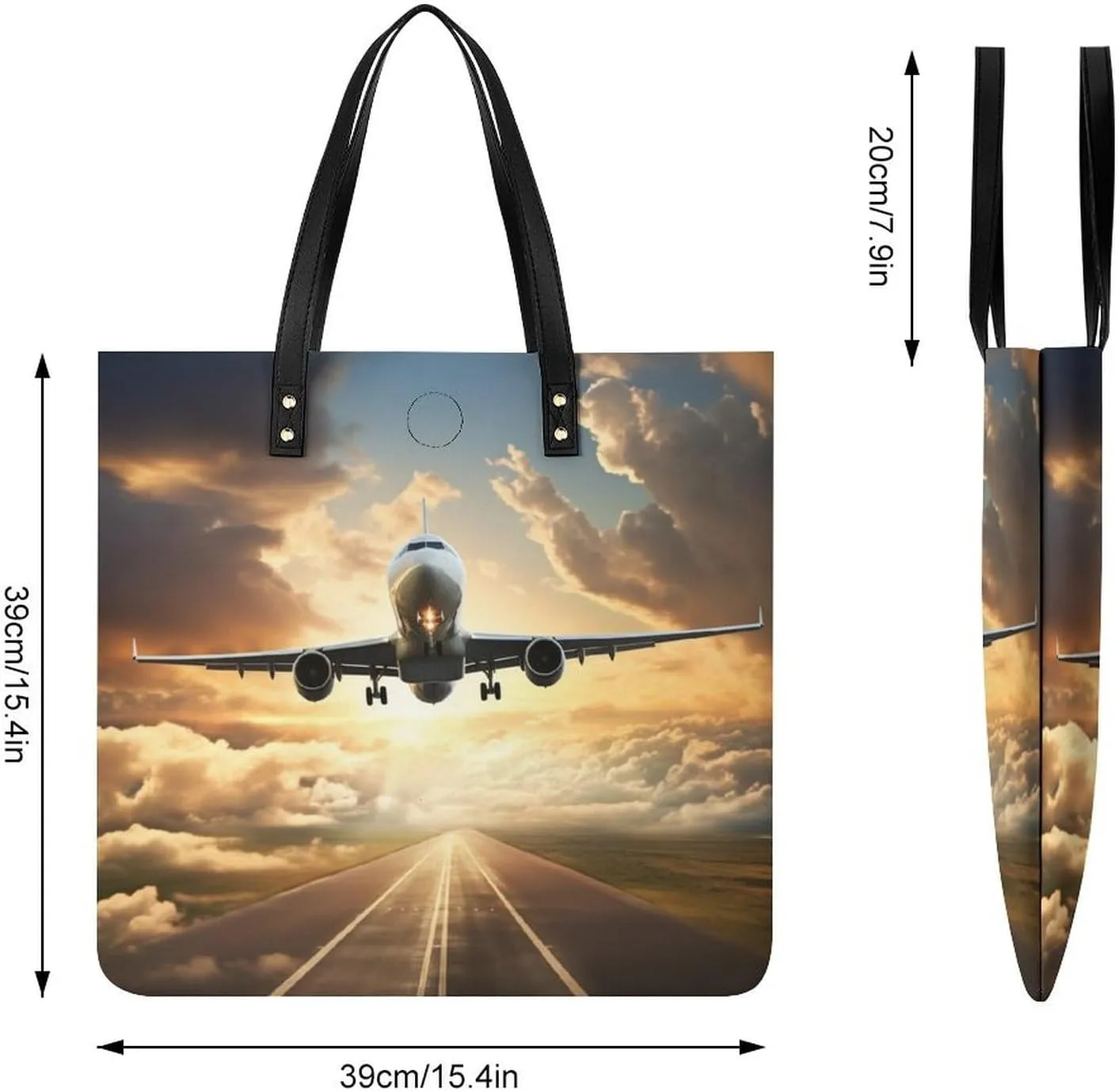 Leather Handbag for Women Tote Bag with Magnetic Buckle Tractor Farming Crossbody Bag Shoulder Bags