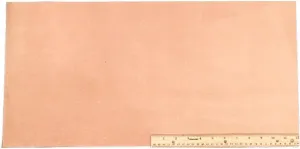 Leather Side Piece Veg Tan Split Medium Weight 12 X 24 Inches 2 Square Feet