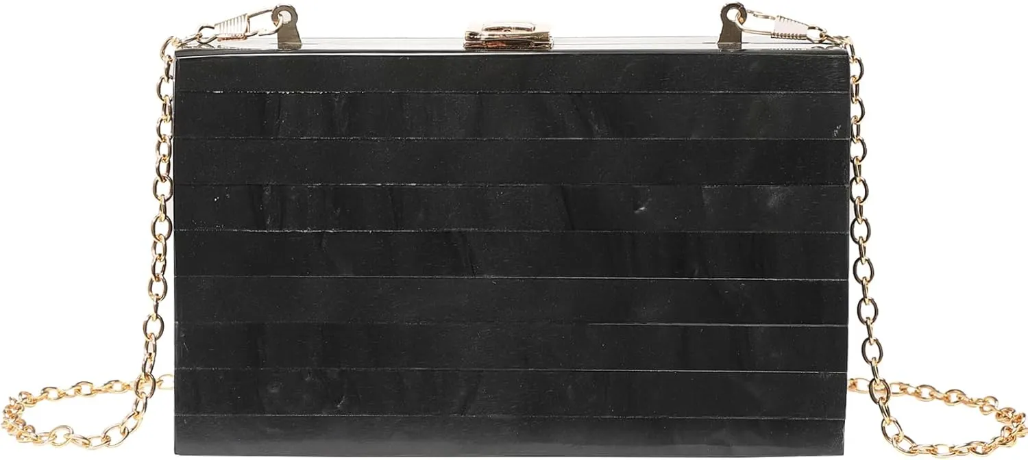 LETODE Acrylic Clutch Bags Purse Perspex Bag Handbags for Women