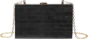 LETODE Acrylic Clutch Bags Purse Perspex Bag Handbags for Women