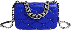 Light Up the Night Mini Crossbody Bag for Women - Small Leather Crossbody & Shoulder Purse - 2 Strap Design